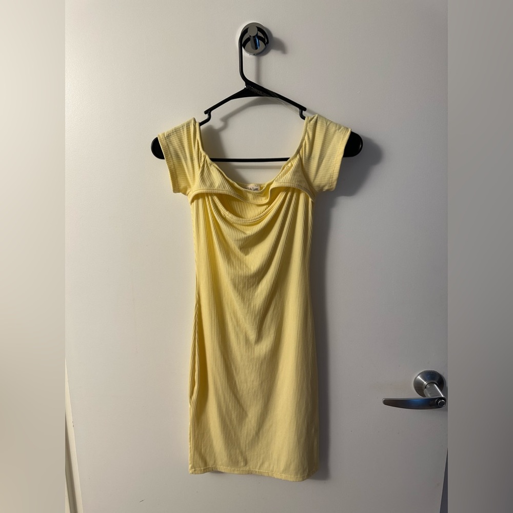Peach Love California - Mini Dress - Yellow - S